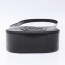 GUCCI Shoulder Bag Patent leather Black Silver 007 2046 0250 Auth ep10775-5