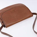 Burberrys Shoulder Bag Leather Brown Gold Auth ep10776-6