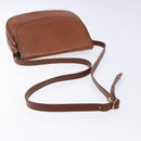 Burberrys Shoulder Bag Leather Brown Gold Auth ep10776-7