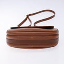 Burberrys Shoulder Bag Leather Brown Gold Auth ep10776-5