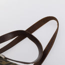 FENDI Zucca Canvas Boston Bag Black Brown Auth ep10777-8