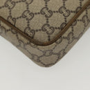 GUCCI GG Plus Supreme Clutch Bag PVC Beige Gold Auth ep10780-16
