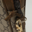 GUCCI GG Plus Supreme Clutch Bag PVC Beige Gold Auth ep10780-10