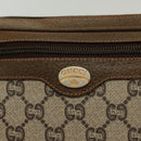 GUCCI GG Plus Supreme Clutch Bag PVC Beige Gold Auth ep10780-18