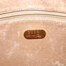 GUCCI GG Plus Supreme Clutch Bag PVC Beige Gold Auth ep10780-19