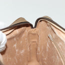 GUCCI GG Plus Supreme Clutch Bag PVC Beige Gold Auth ep10780-21