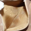 GUCCI GG Plus Supreme Clutch Bag PVC Beige Gold Auth ep10780-12