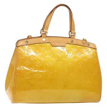 LOUIS VUITTON Monogram Vernis Blair MM Bag 2way Beige Poodle M91755 Auth ep10787