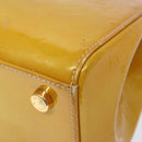 LOUIS VUITTON Monogram Vernis Blair MM Bag 2way Beige Poodle M91755 Auth ep10787-9