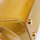 LOUIS VUITTON Monogram Vernis Blair MM Bag 2way Beige Poodle M91755 Auth ep10787-16