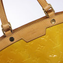 LOUIS VUITTON Monogram Vernis Blair MM Bag 2way Beige Poodle M91755 Auth ep10787-17