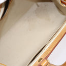 LOUIS VUITTON Monogram Vernis Blair MM Bag 2way Beige Poodle M91755 Auth ep10787-11