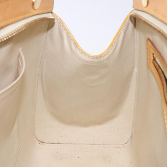 LOUIS VUITTON Monogram Vernis Blair MM Bag 2way Beige Poodle M91755 Auth ep10787