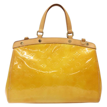 LOUIS VUITTON Monogram Vernis Blair MM Bag 2way Beige Poodle M91755 Auth ep10787 - 0