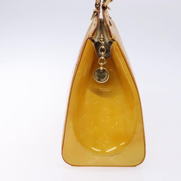 LOUIS VUITTON Monogram Vernis Blair MM Bag 2way Beige Poodle M91755 Auth ep10787