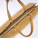 LOUIS VUITTON Monogram Vernis Blair MM Bag 2way Beige Poodle M91755 Auth ep10787-6