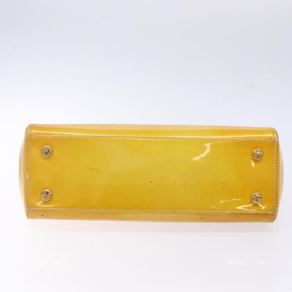 LOUIS VUITTON Monogram Vernis Blair MM Bag 2way Beige Poodle M91755 Auth ep10787