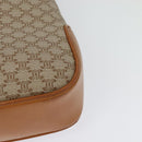 CELINE Macadam Canvas Shoulder Bag PVC Beige Gold Auth ep10790-16