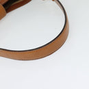 CELINE Macadam Canvas Shoulder Bag PVC Beige Gold Auth ep10790-7