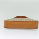 CELINE Macadam Canvas Shoulder Bag PVC Beige Gold Auth ep10790-5