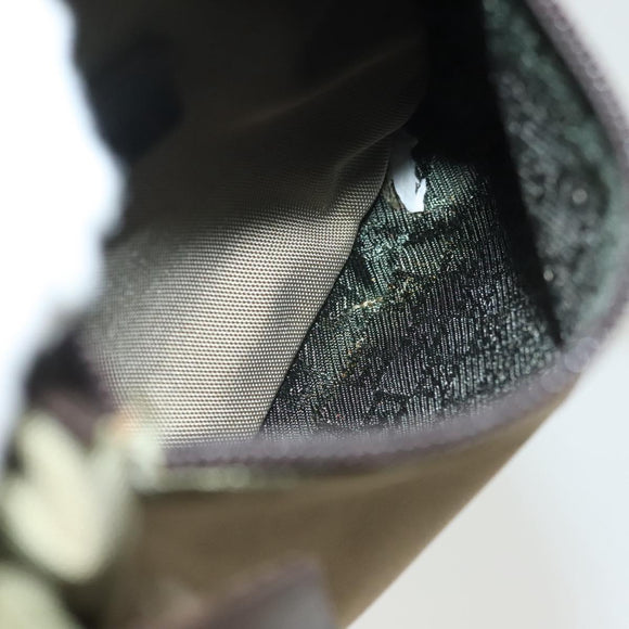 GUCCI Waist bag Canvas Beige Silver 28566 Auth ep10792