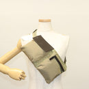 GUCCI Waist bag Canvas Beige Silver 28566 Auth ep10792-24