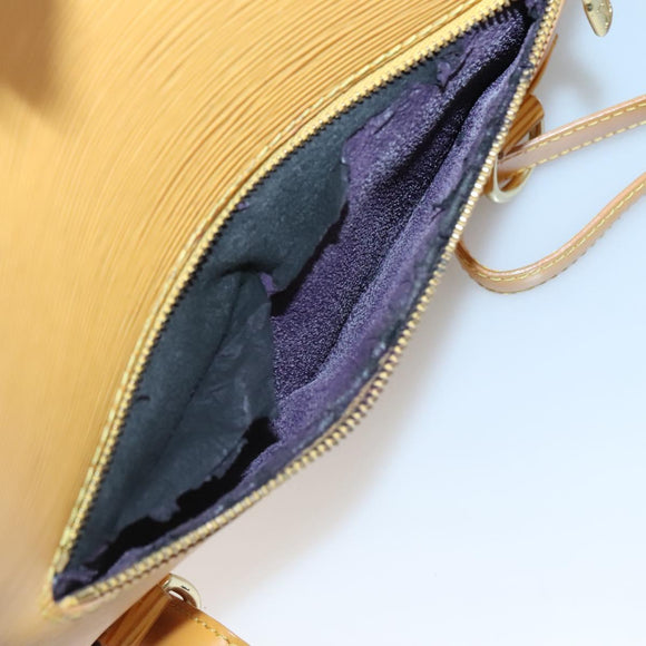 LOUIS VUITTON Epi Mabillon Backpack Yellow M52239 LV Auth ep10799