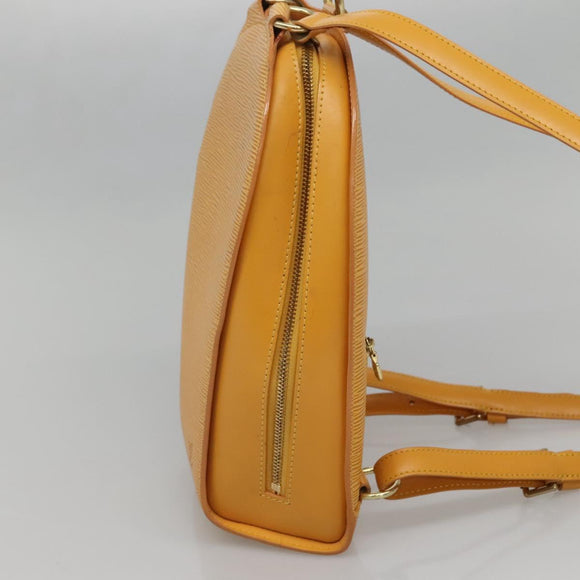 LOUIS VUITTON Epi Mabillon Backpack Yellow M52239 LV Auth ep10799