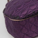 Christian Dior Canage Tote Bag Nylon Purple Silver Auth ep10801-14