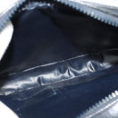 CELINE Shoulder Bag Leather Navy Gold Auth ep10804-22