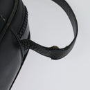 CELINE Shoulder Bag Leather Navy Gold Auth ep10804-9