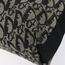 Christian Dior Trotter Canvas Shoulder Bag Black Silver Auth ep10805-17