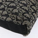 Christian Dior Trotter Canvas Shoulder Bag Black Silver Auth ep10805-8