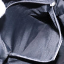 Christian Dior Trotter Canvas Shoulder Bag Black Silver Auth ep10805-21