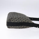 Christian Dior Trotter Canvas Shoulder Bag Black Silver Auth ep10805-3