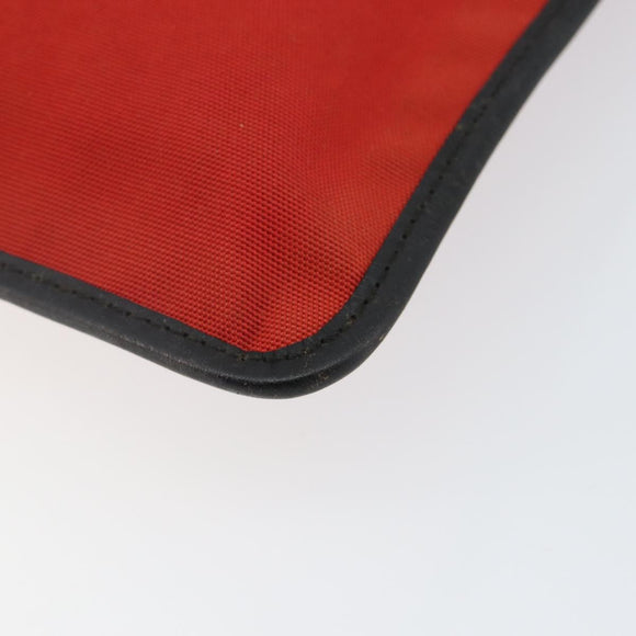 GUCCI Shoulder Bag Nylon Red Silver 019 0348 Auth ep10806
