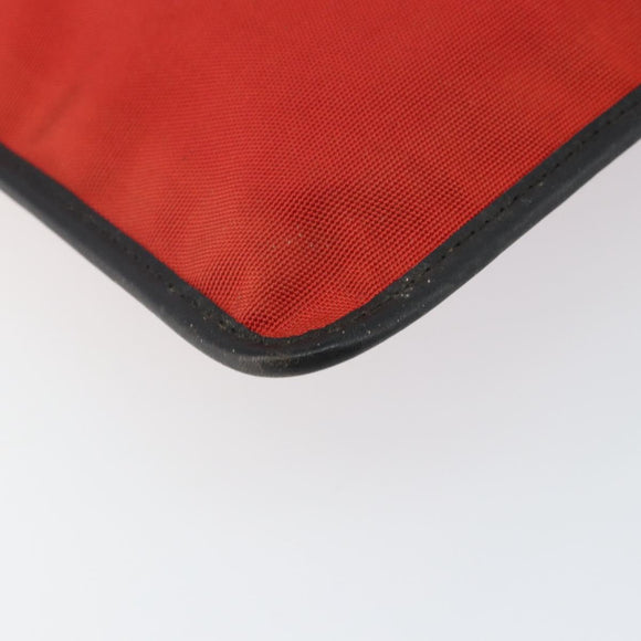 GUCCI Shoulder Bag Nylon Red Silver 019 0348 Auth ep10806