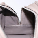 LOEWE Anagram Americana 28 Hand Bag Leather Gray Silver Auth ep10807-22