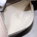 LOEWE Anagram Americana 28 Hand Bag Leather Gray Silver Auth ep10807-23