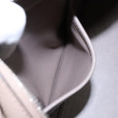 LOEWE Anagram Americana 28 Hand Bag Leather Gray Silver Auth ep10807-24