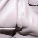 LOEWE Anagram Americana 28 Hand Bag Leather Gray Silver Auth ep10807-12