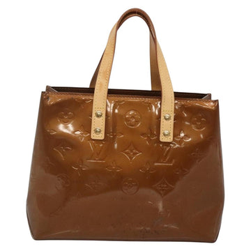 LOUIS VUITTON Monogram Vernis Reade PM Hand Bag Bronze M91146 LV Auth ep10810 - 0