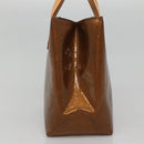 LOUIS VUITTON Monogram Vernis Reade PM Hand Bag Bronze M91146 LV Auth ep10810-4