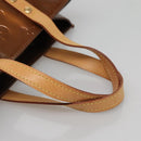 LOUIS VUITTON Monogram Vernis Reade PM Hand Bag Bronze M91146 LV Auth ep10810-7