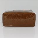 LOUIS VUITTON Monogram Vernis Reade PM Hand Bag Bronze M91146 LV Auth ep10810-5