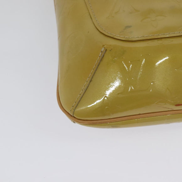 LOUIS VUITTON Monogram Vernis Thompson Street Bag Beige M91301 LV Auth ep10811