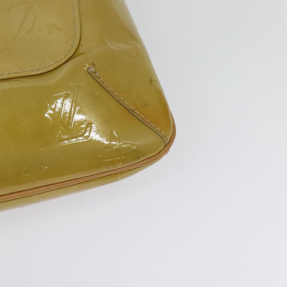 LOUIS VUITTON Monogram Vernis Thompson Street Bag Beige M91301 LV Auth ep10811