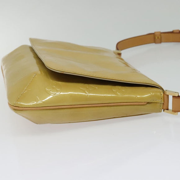 LOUIS VUITTON Monogram Vernis Thompson Street Bag Beige M91301 LV Auth ep10811