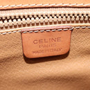 CELINE Macadam Canvas Shoulder Bag PVC Leather Brown Gold Auth ep10815-18