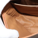 CELINE Macadam Canvas Shoulder Bag PVC Leather Brown Gold Auth ep10815-20